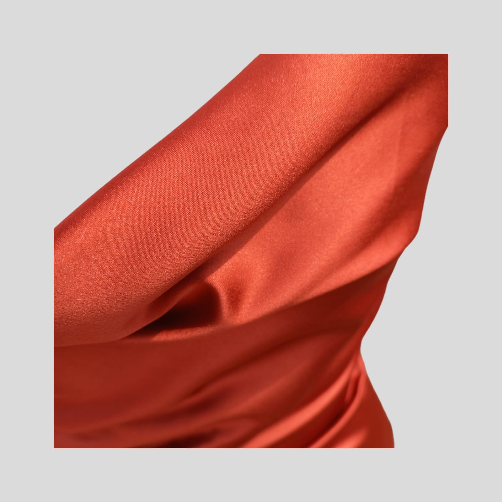 Cami Dress Satin Copper Hiding Bella