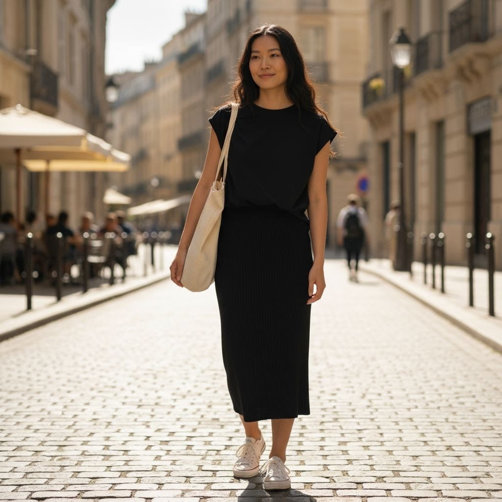 Tube Skirt Velvet Black Hiding Bella