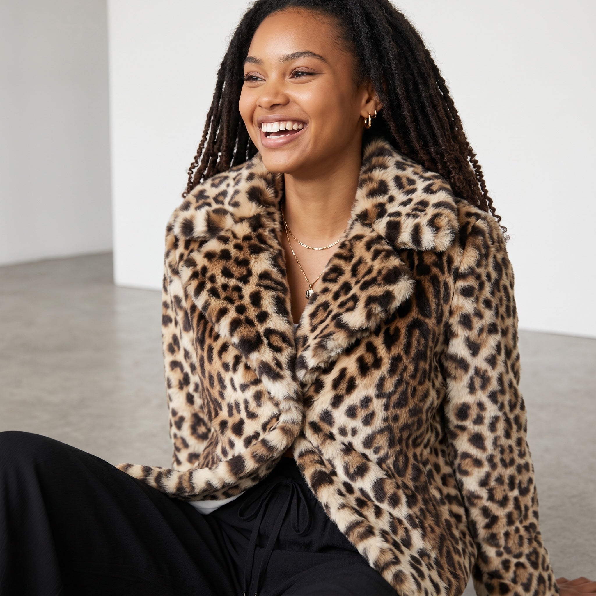 Vintage Leopard Coat
