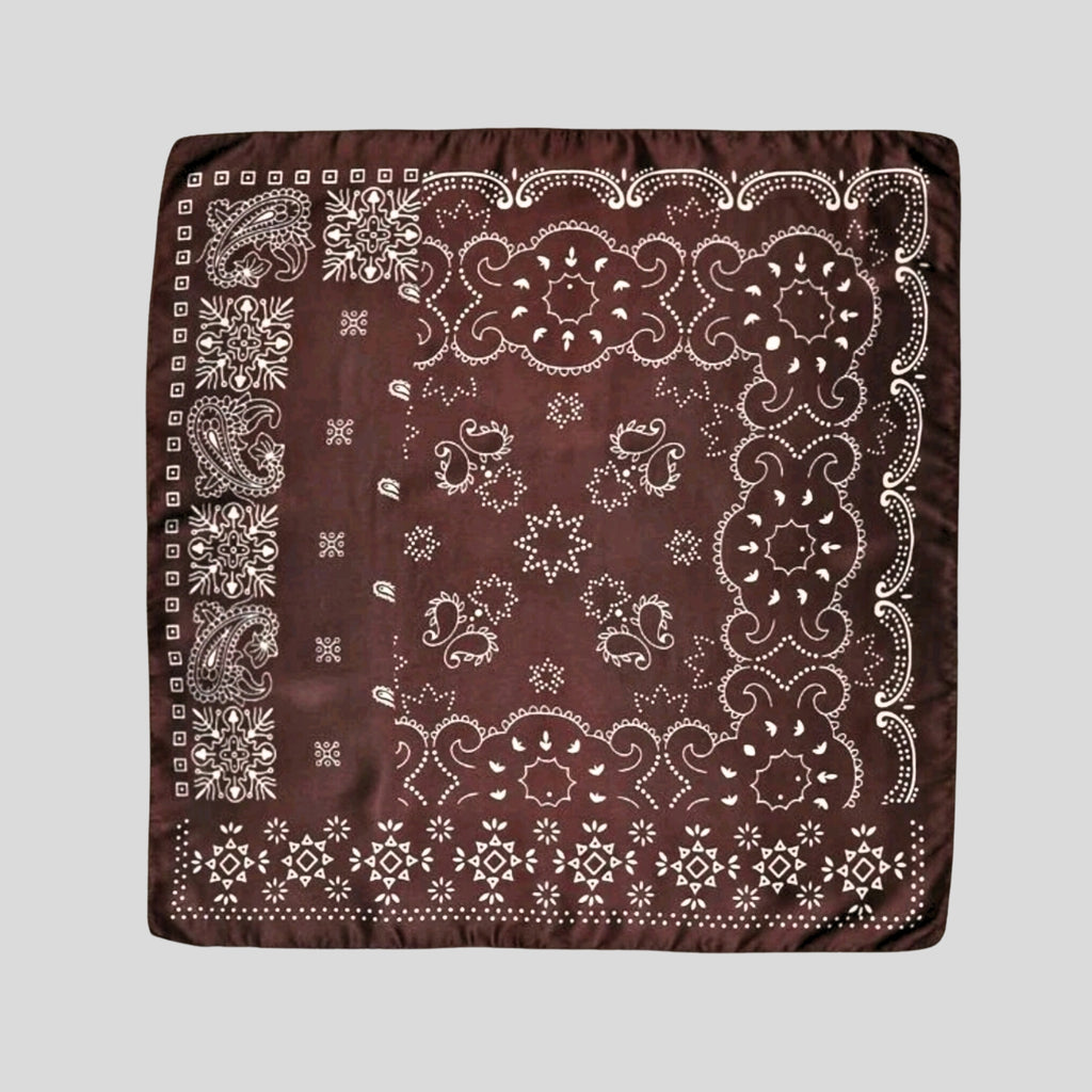 Paisley Bandana Brown Hiding Bella
