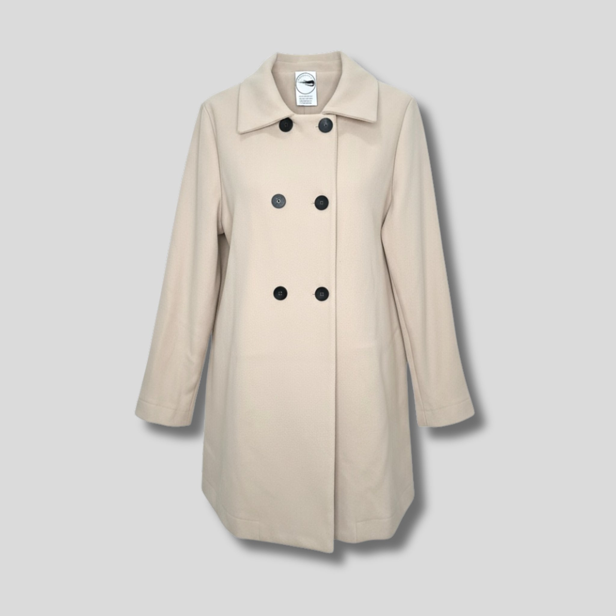 NY Overcoat Beige Hiding Bella