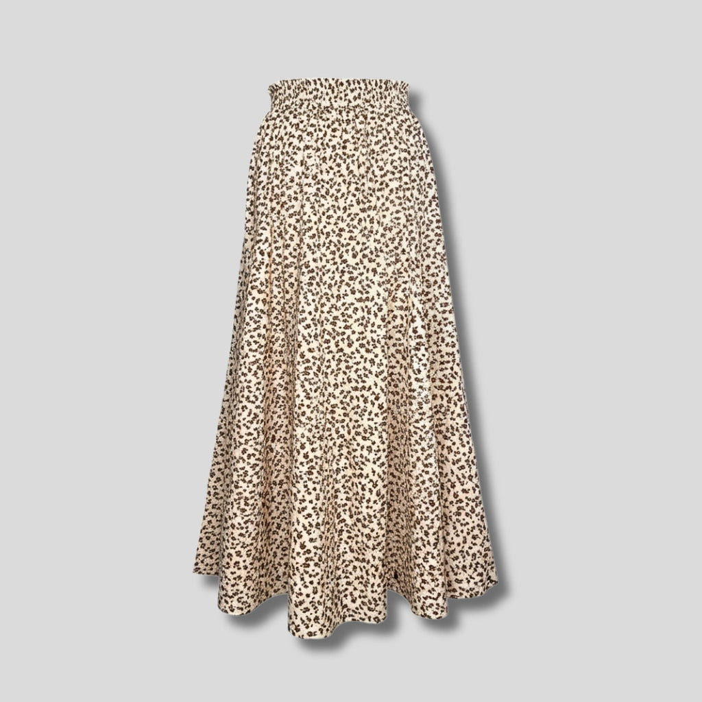 Blush Floral Maxi Skirt Hiding Bella