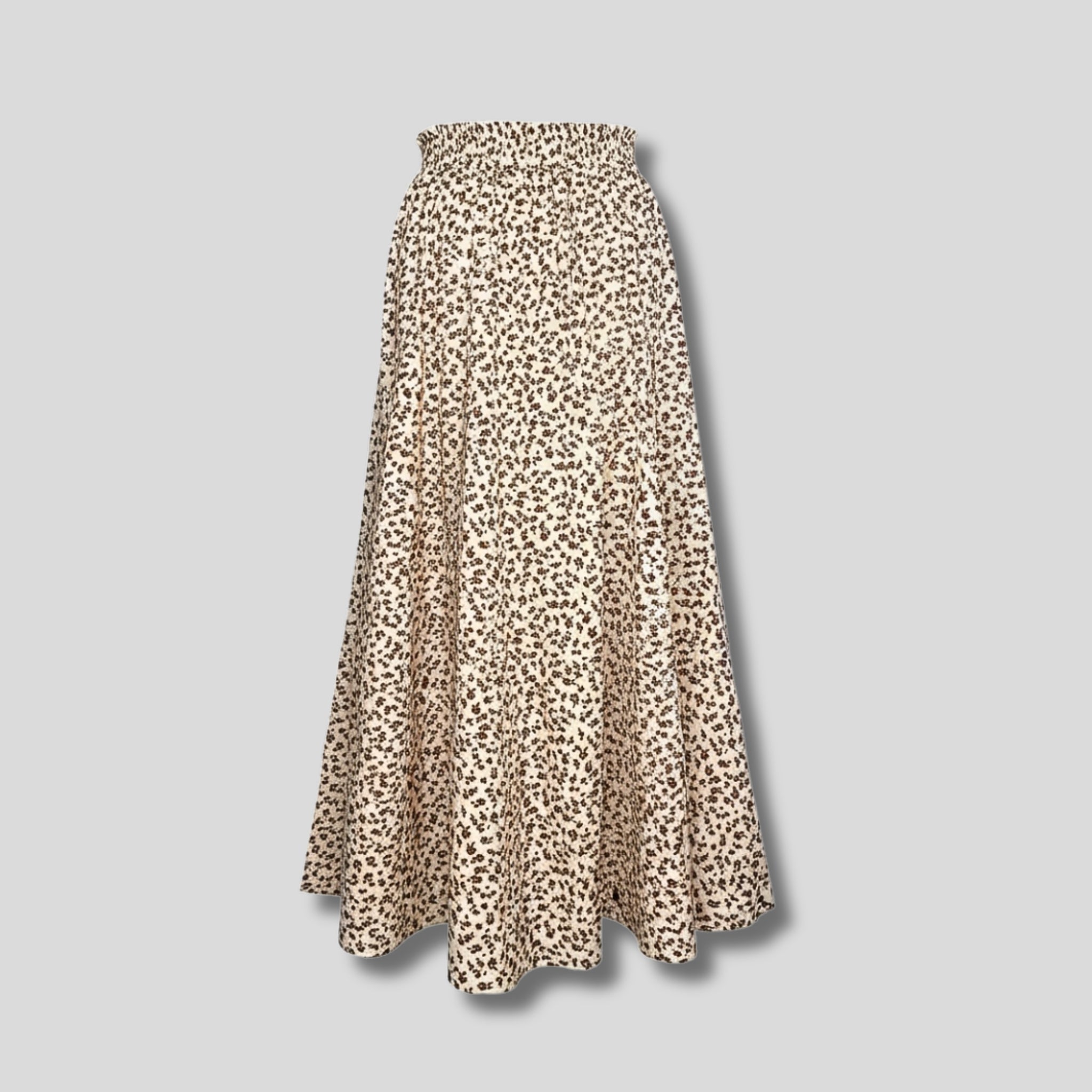 Blush Floral Maxi Skirt Hiding Bella