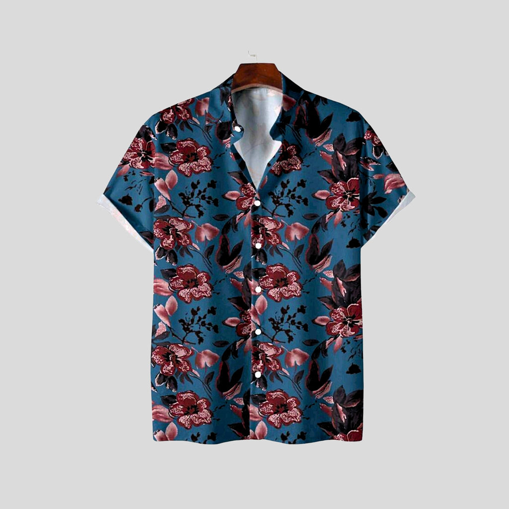 Floral Navy Shirt Hiding Bella