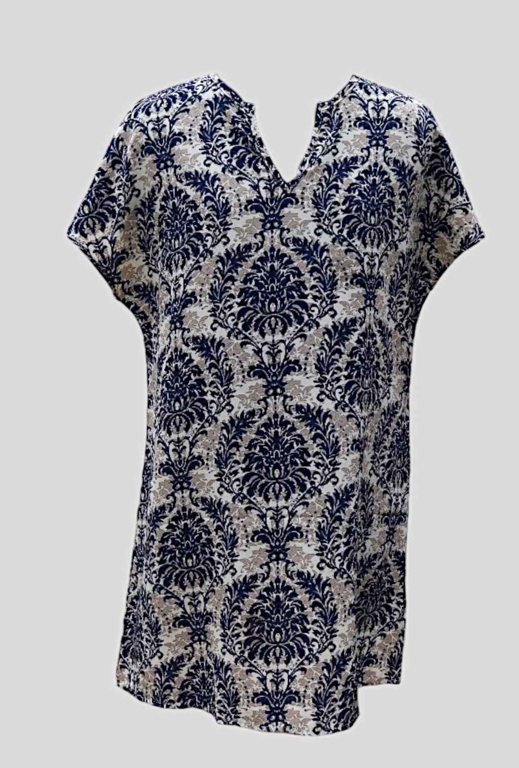 Paisley Print Tunic Dress Hiding Bella