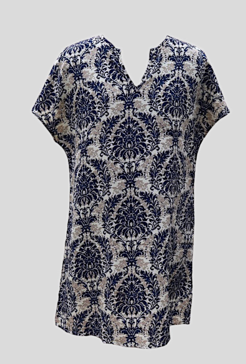 Paisley Print Tunic Dress Hiding Bella