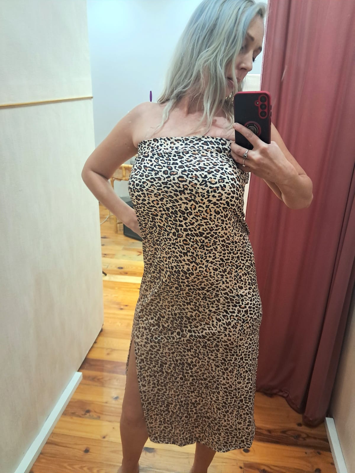 Tube Skirt / Boobtube Cheetah Hiding Bella