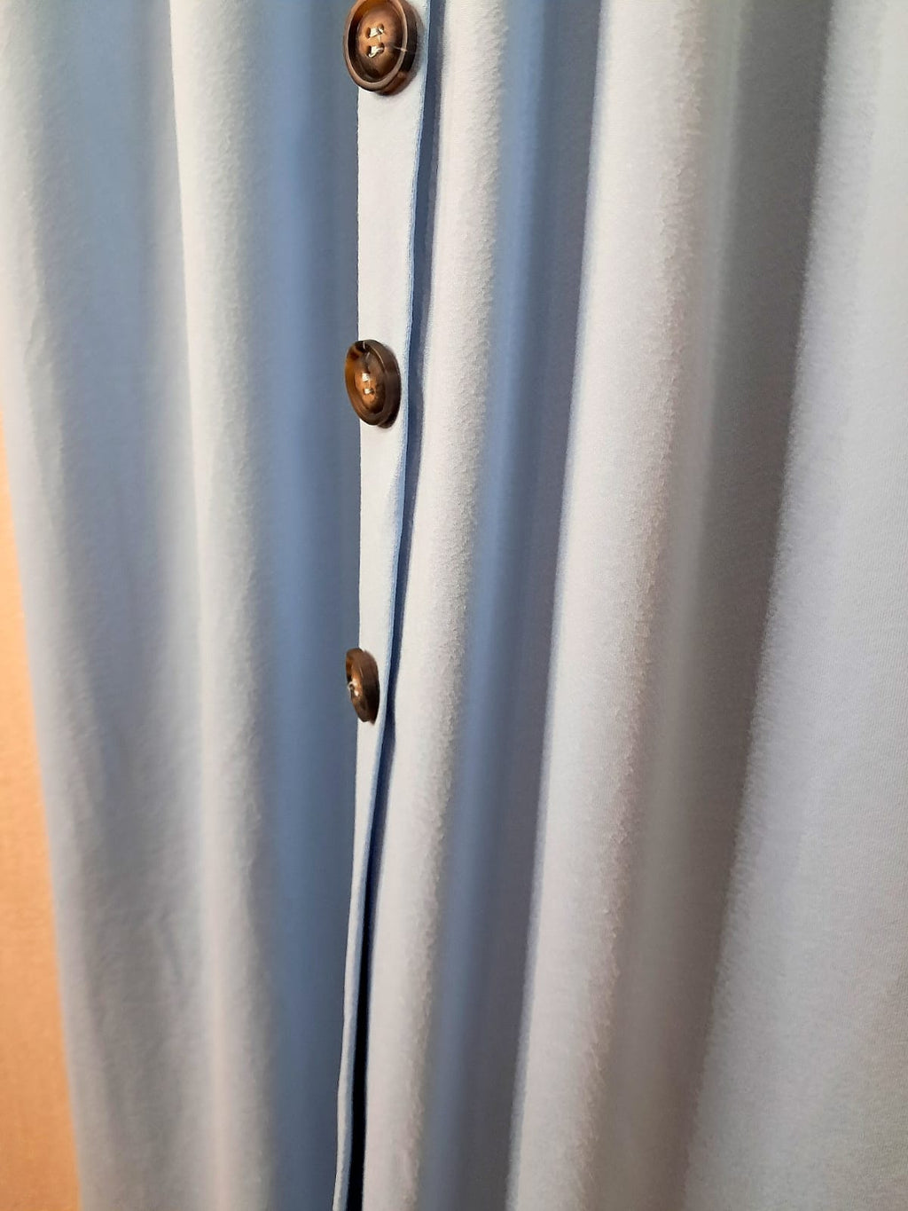 Baby Blue Slip Dress Hiding Bella