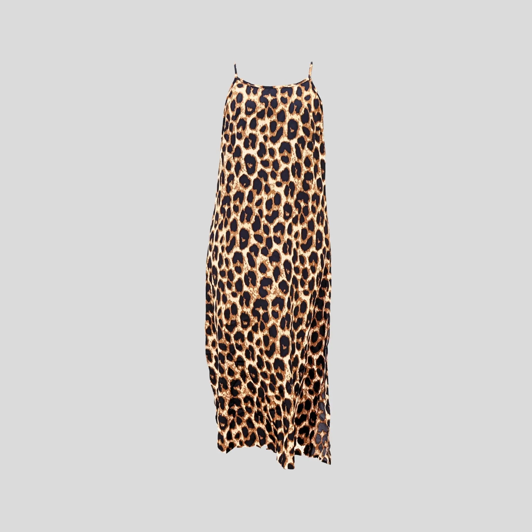 Leopard Midi Sundress Hiding Bella