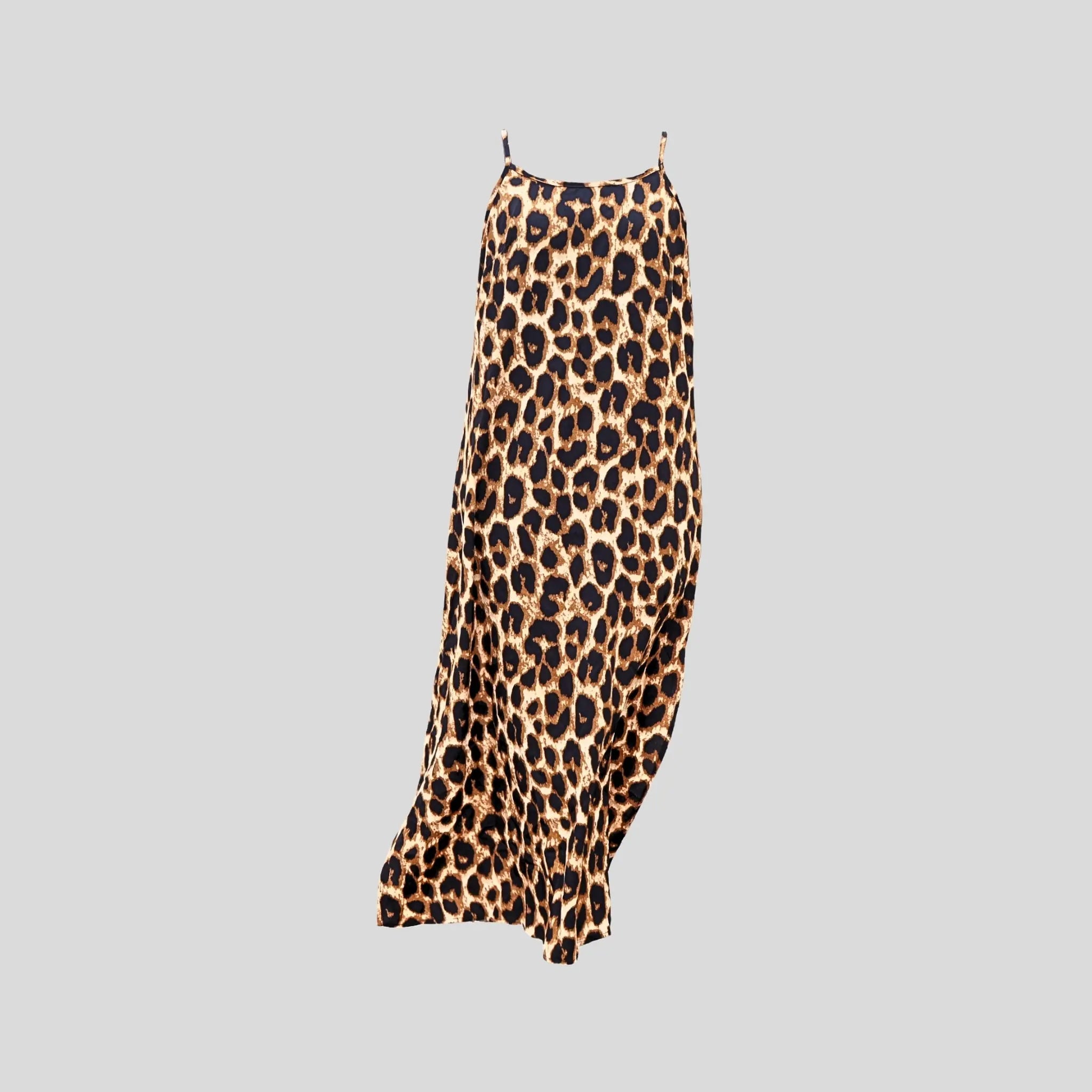Leopard Midi Sundress Hiding Bella