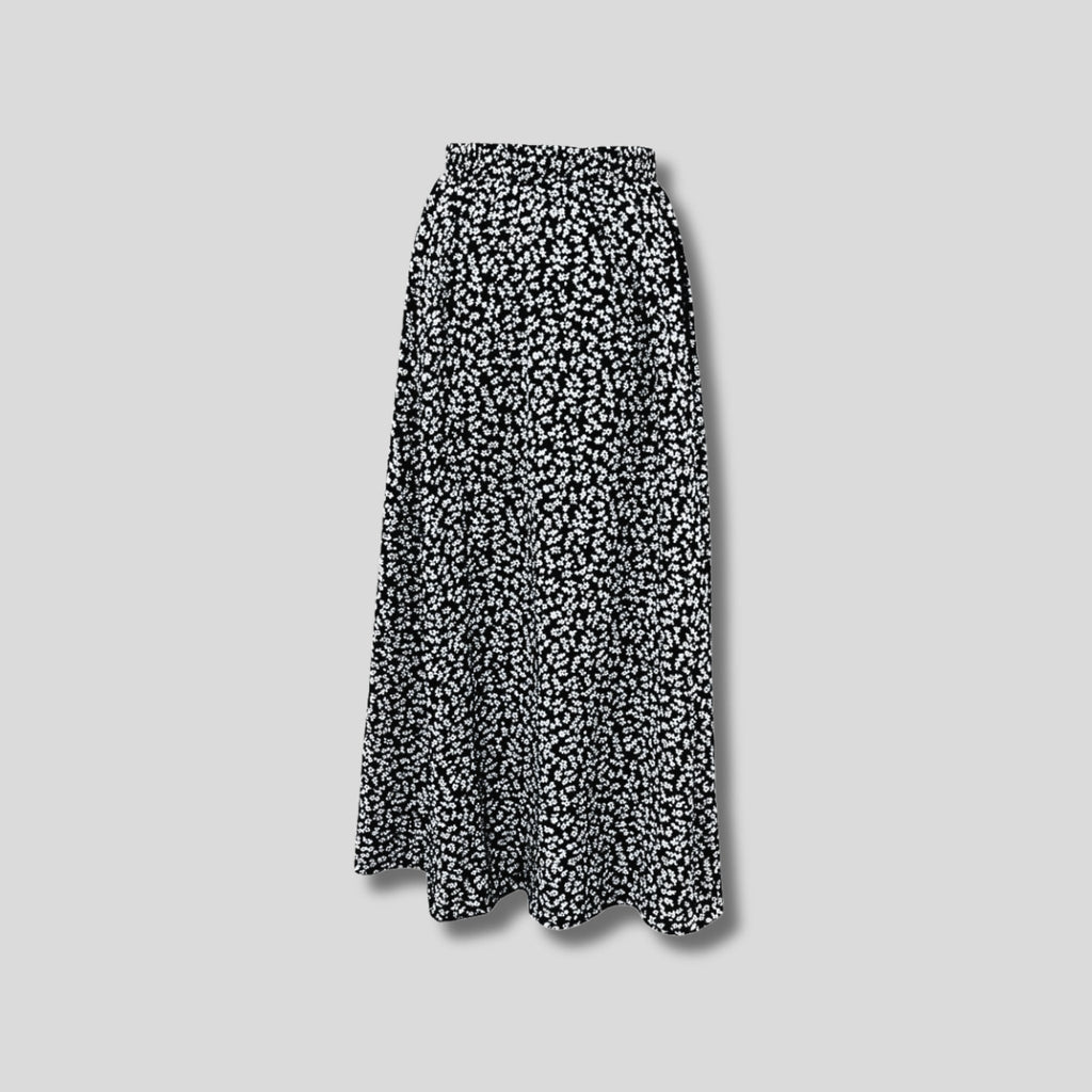Mono Floral Maxi Skirt Hiding Bella