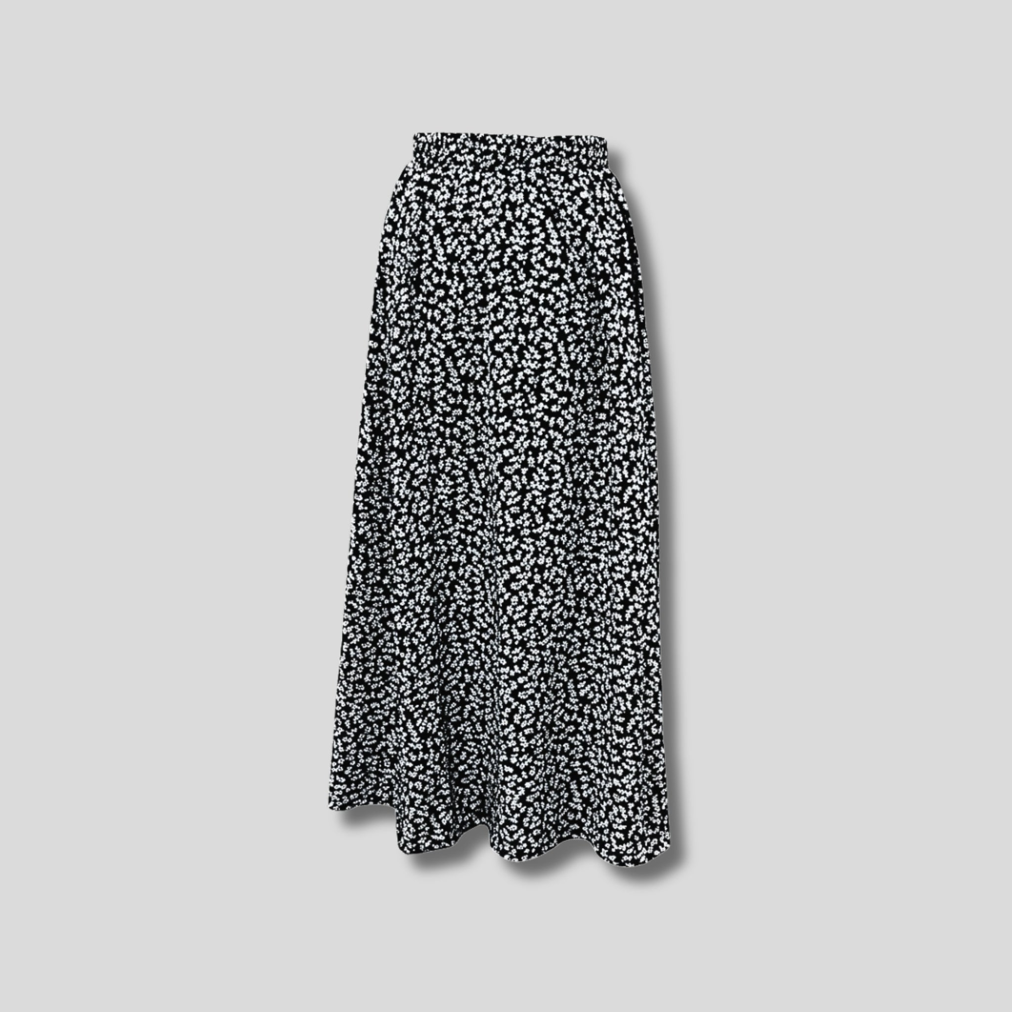 Mono Floral Maxi Skirt Hiding Bella