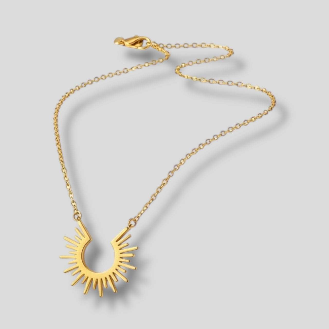 Boho Sun Pendant Hiding Bella