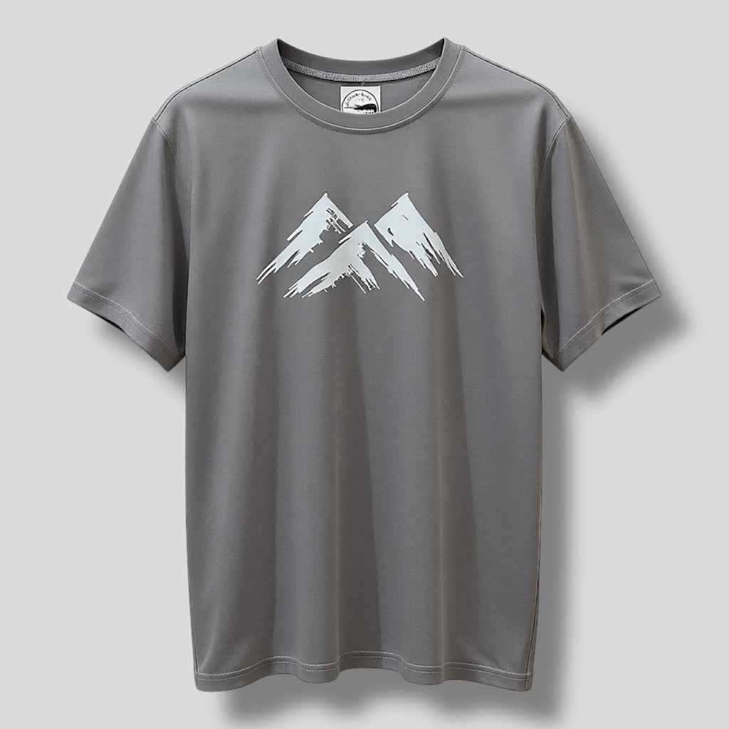 Mountain Tee Grey Hiding Bella