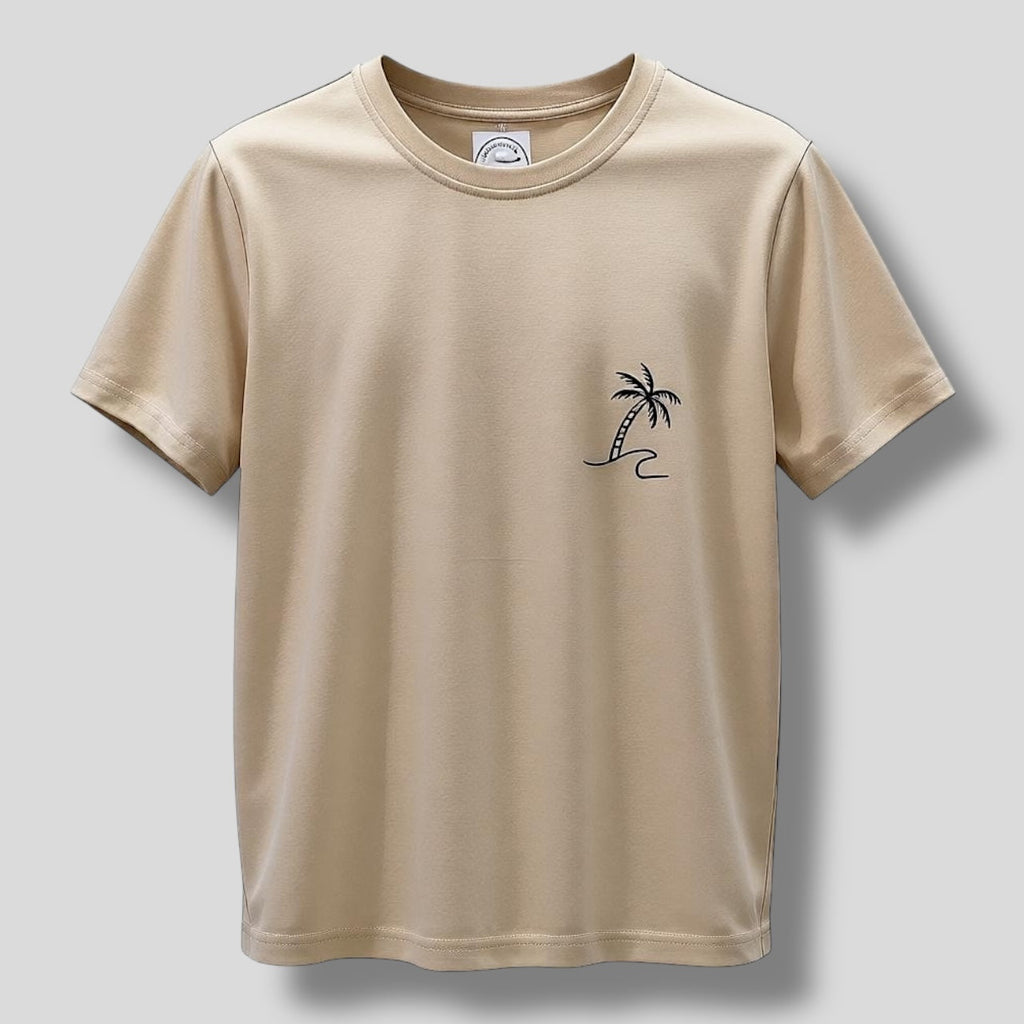 Island Tee Beige Hiding Bella