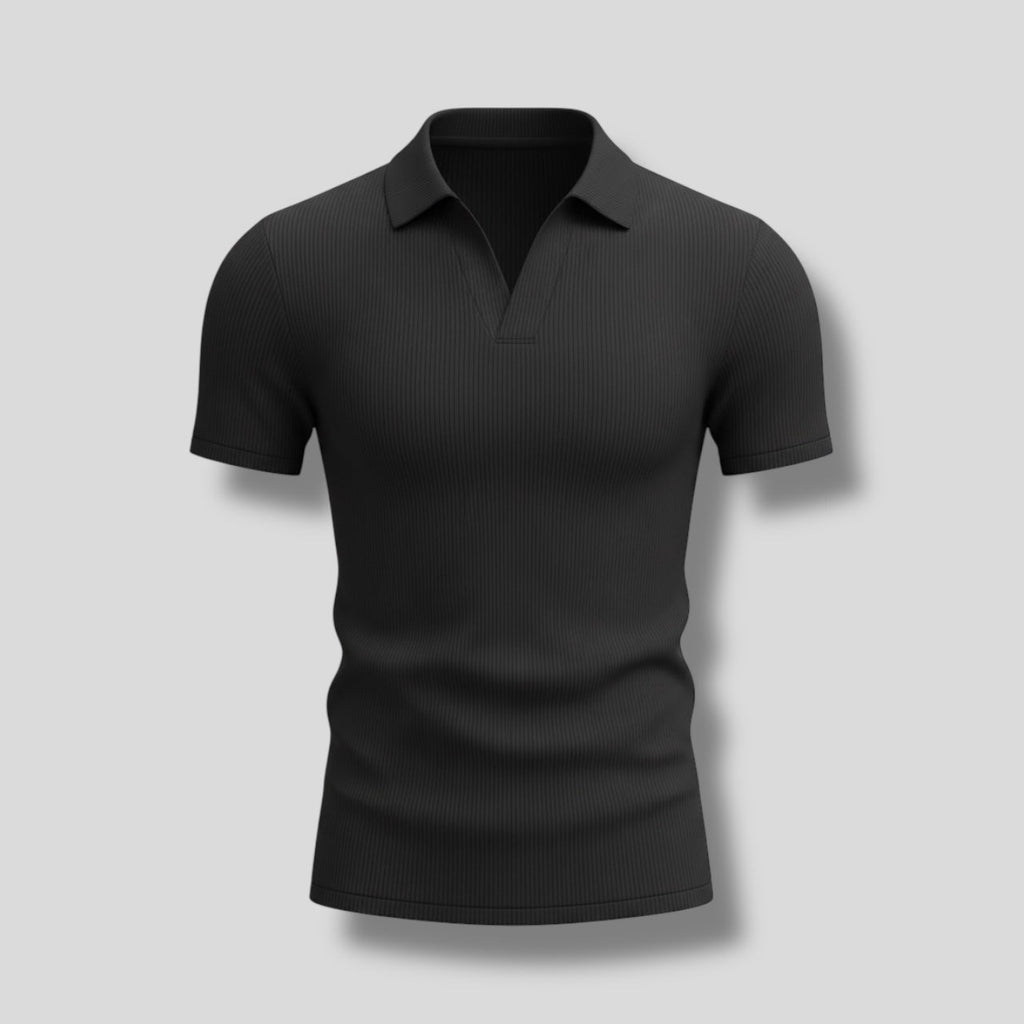 Knit Polo Noir Hiding Bella