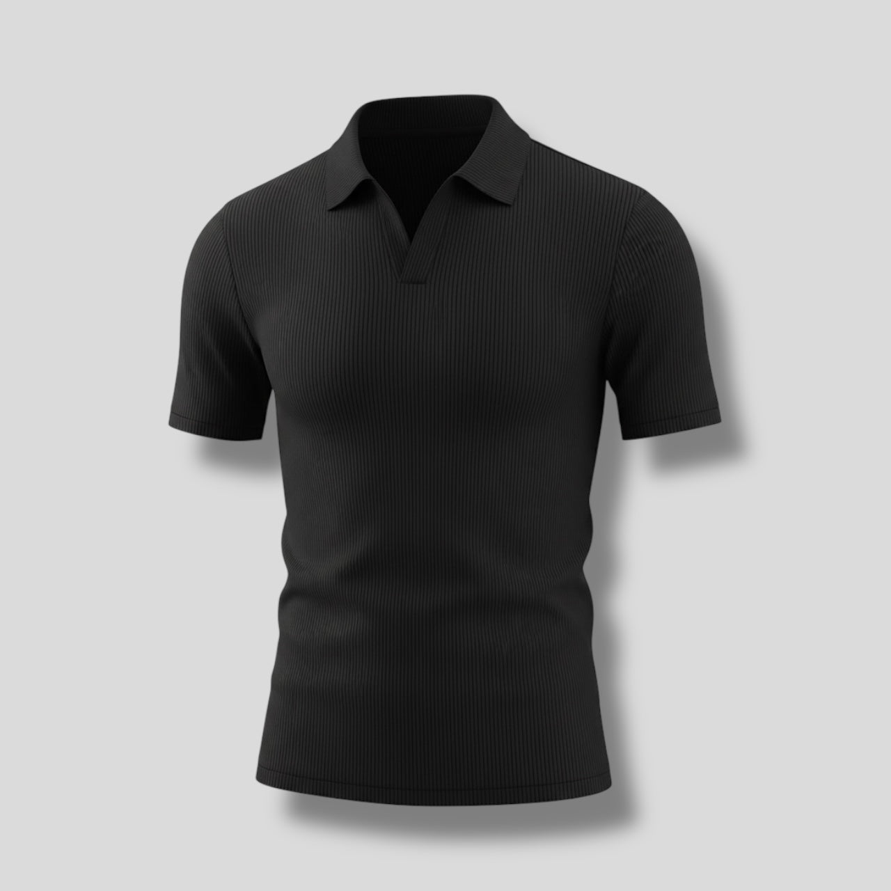 Knit Polo Noir Hiding Bella