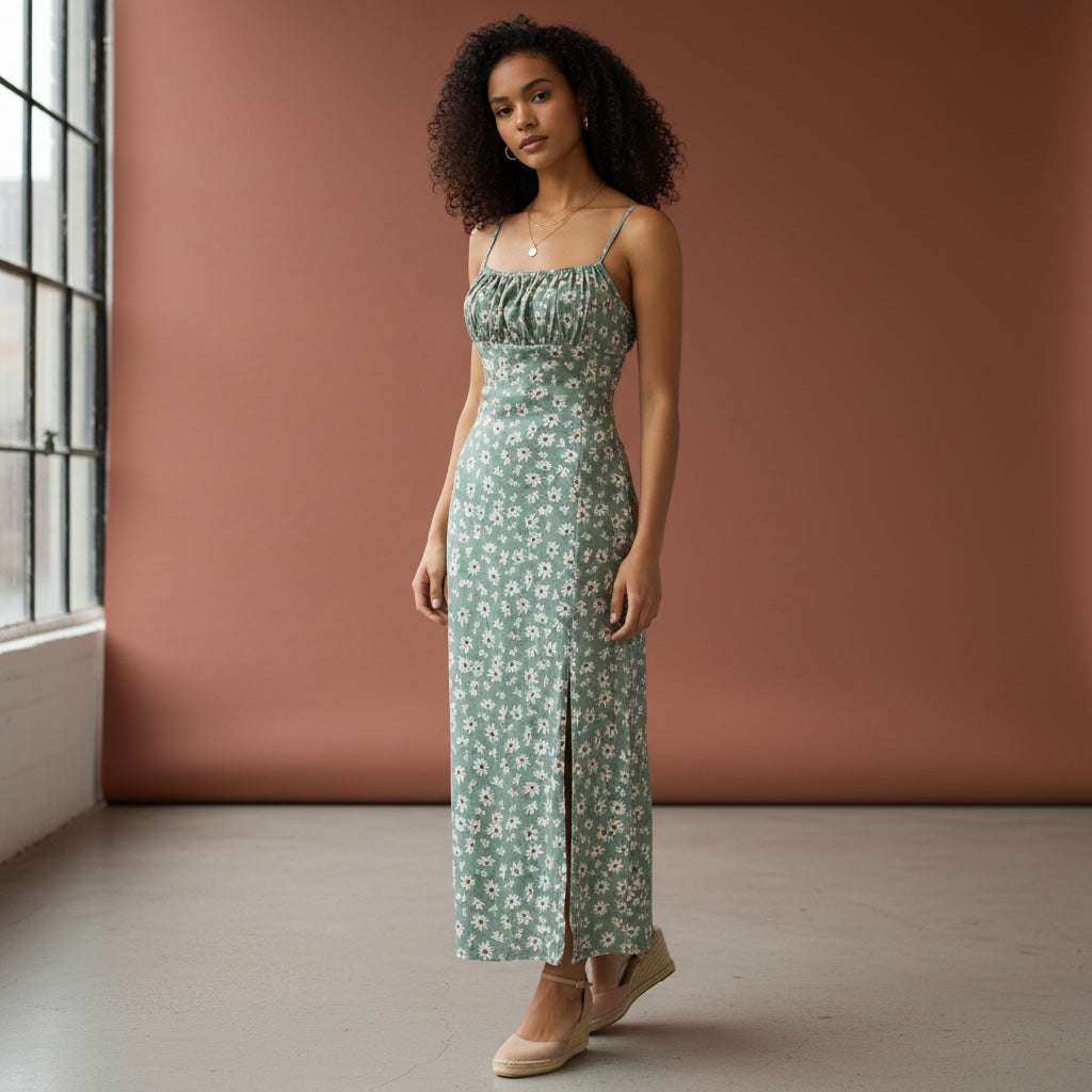 Daisy Mint Cami Dress Hiding Bella