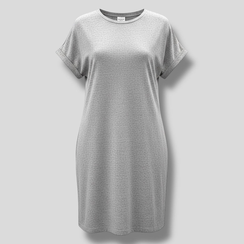 Tee Dress Grey Hiding Bella