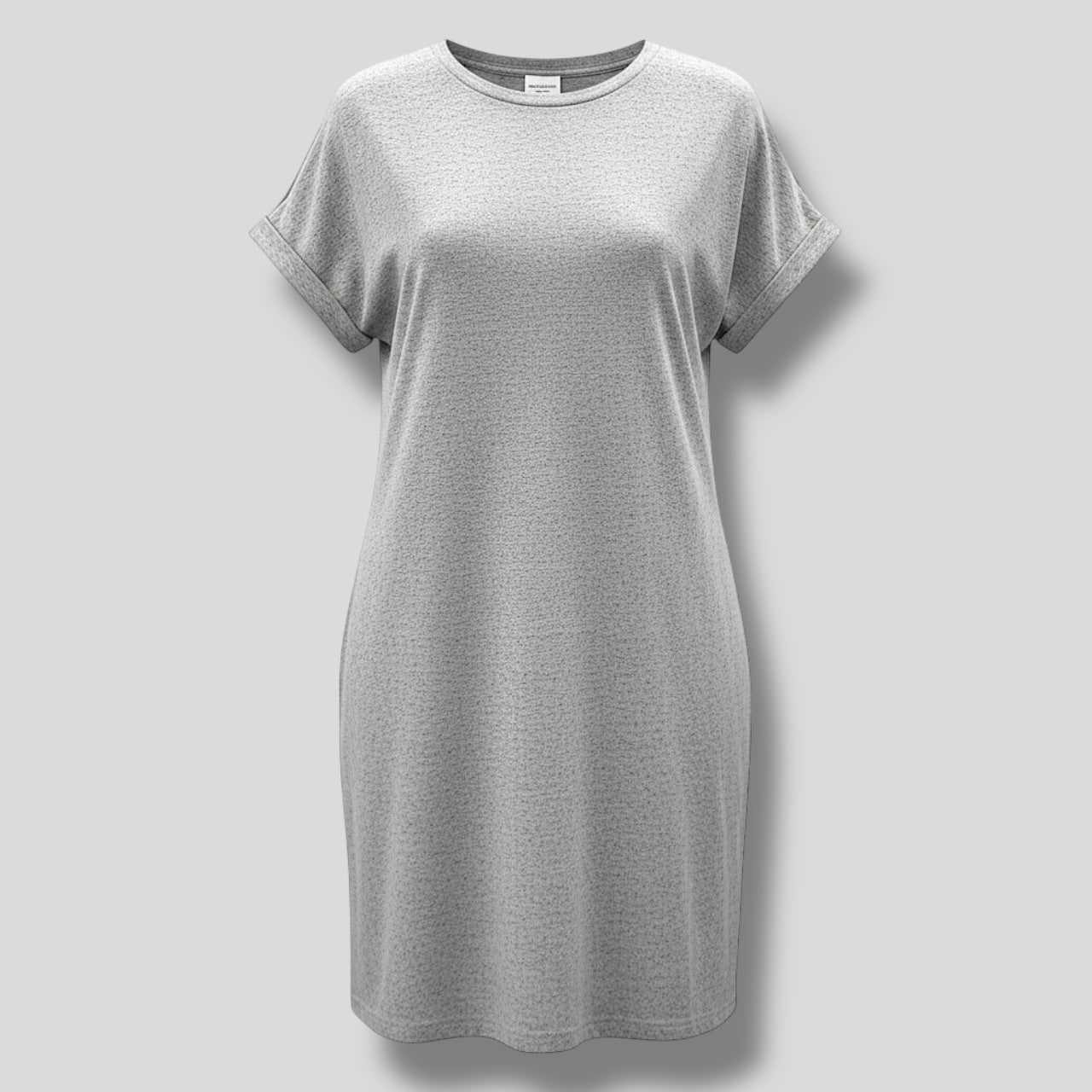 Tee Dress Grey Hiding Bella