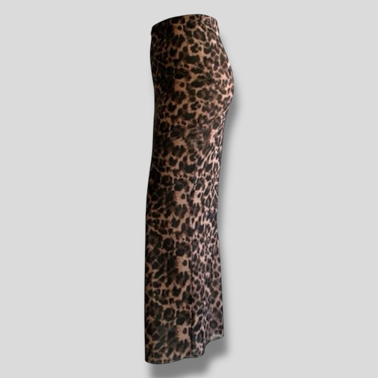 Leopard Tube Skirt Coffee Brown Hiding Bella