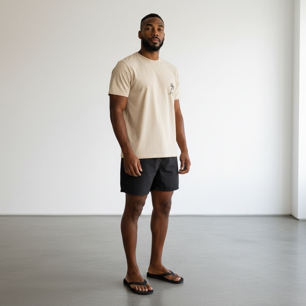 Island Tee Beige Hiding Bella