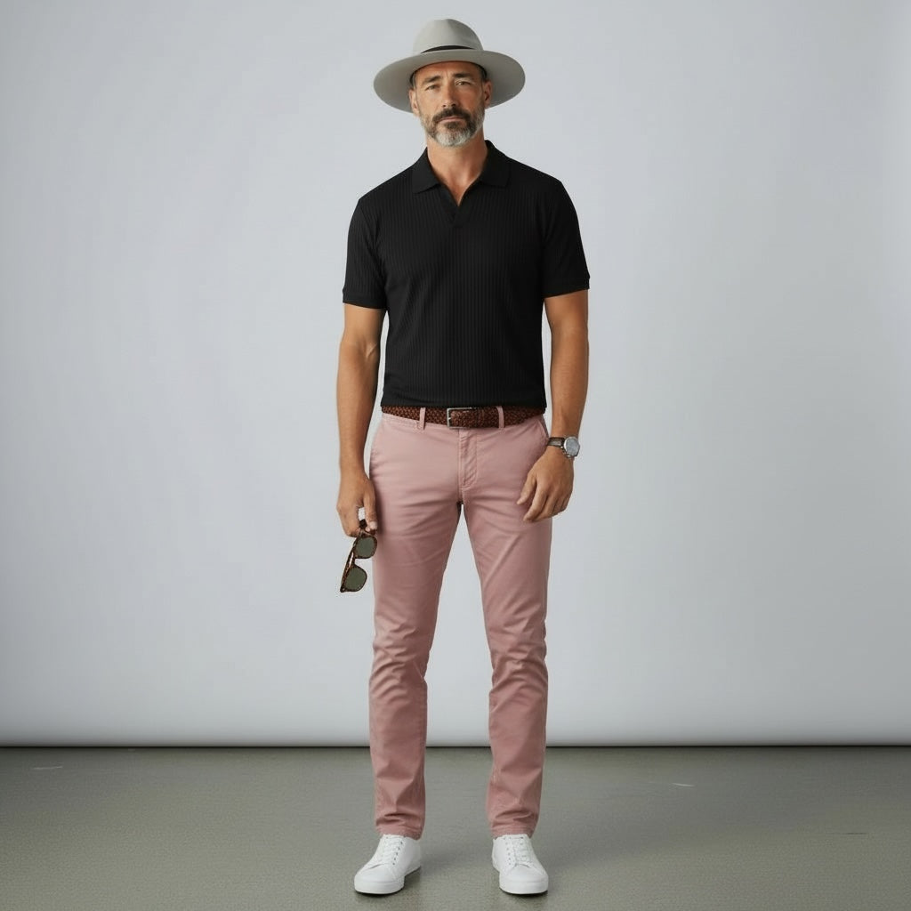 Knit Polo Noir Hiding Bella