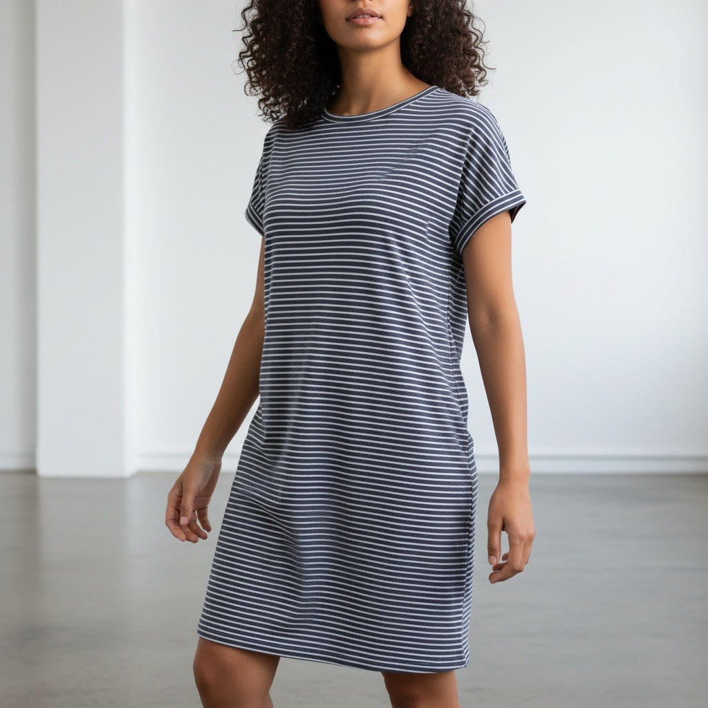 Tee Dress Nautical Hiding Bella