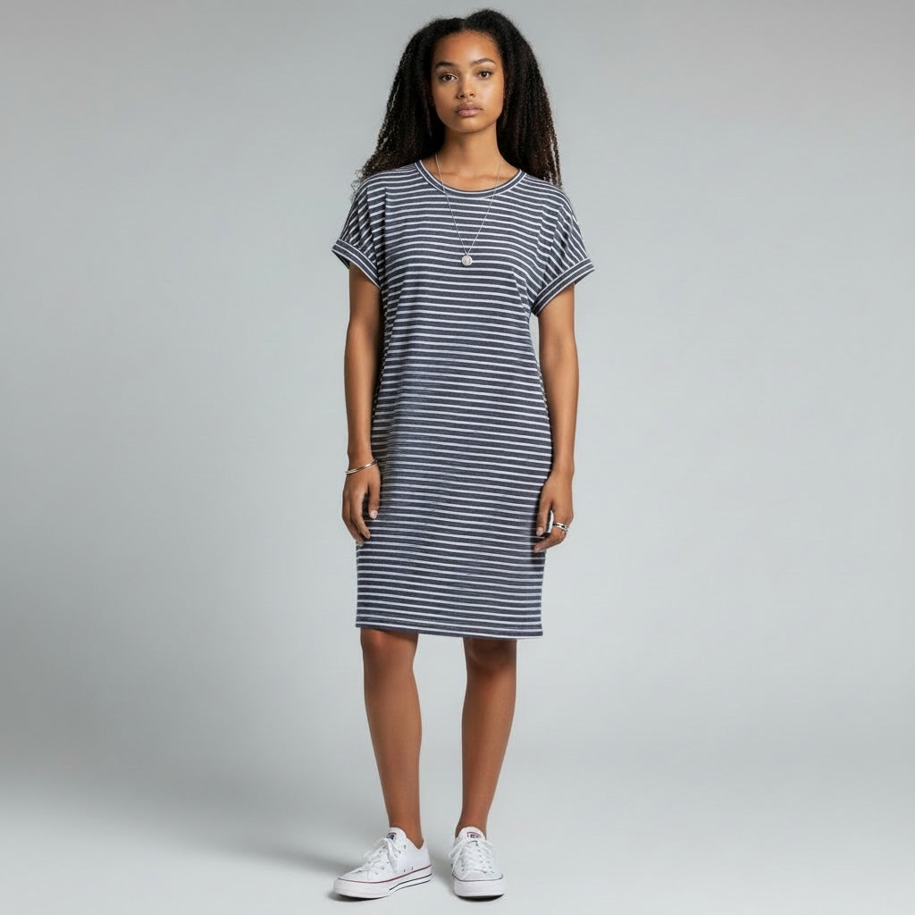 Tee Dress Nautical Hiding Bella