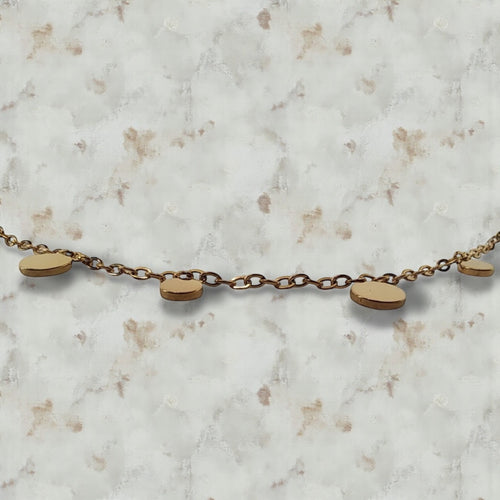 Boho Coin Pendant Hiding Bella