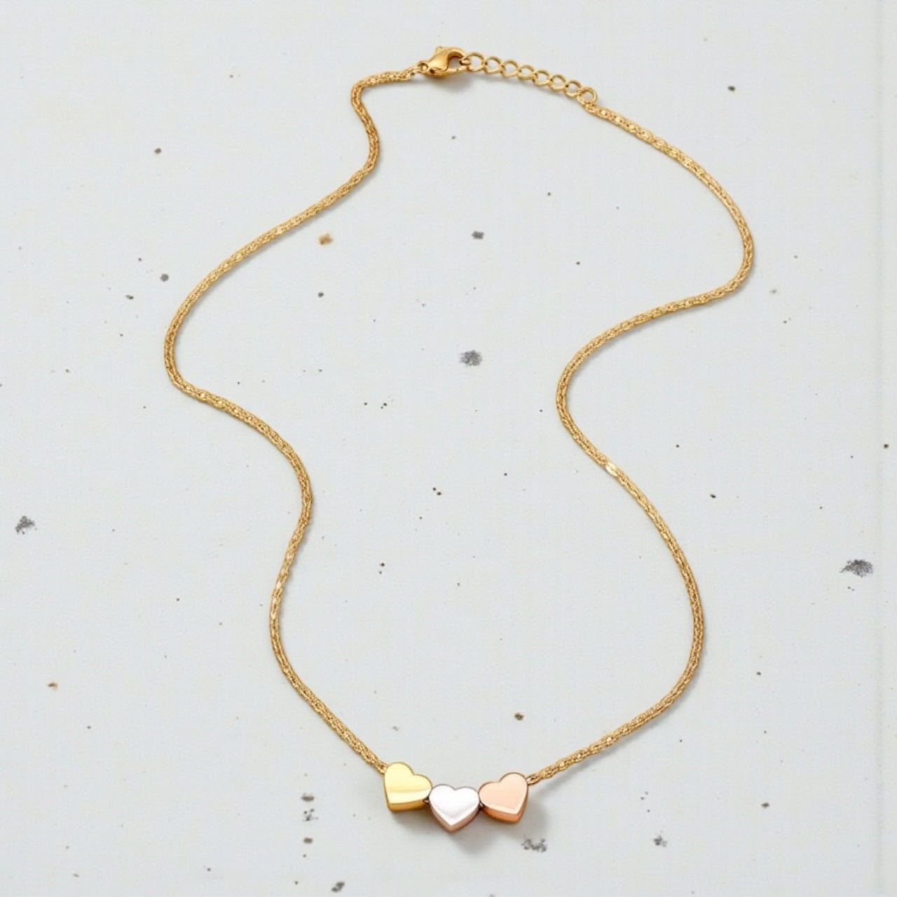 Three Hearts Pendant Hiding Bella