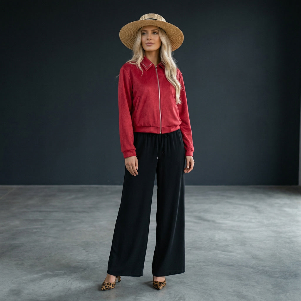 Wide Leg Pants Black