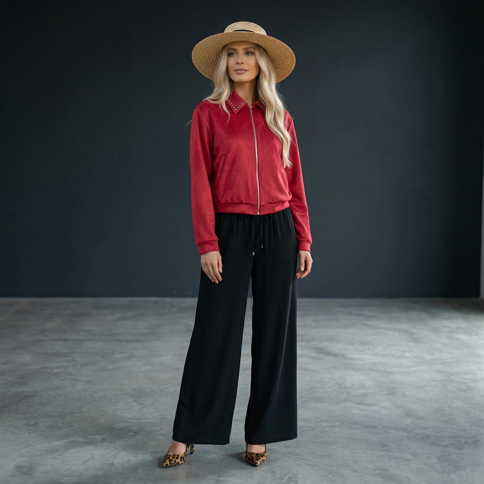 Wide Leg Pants Black