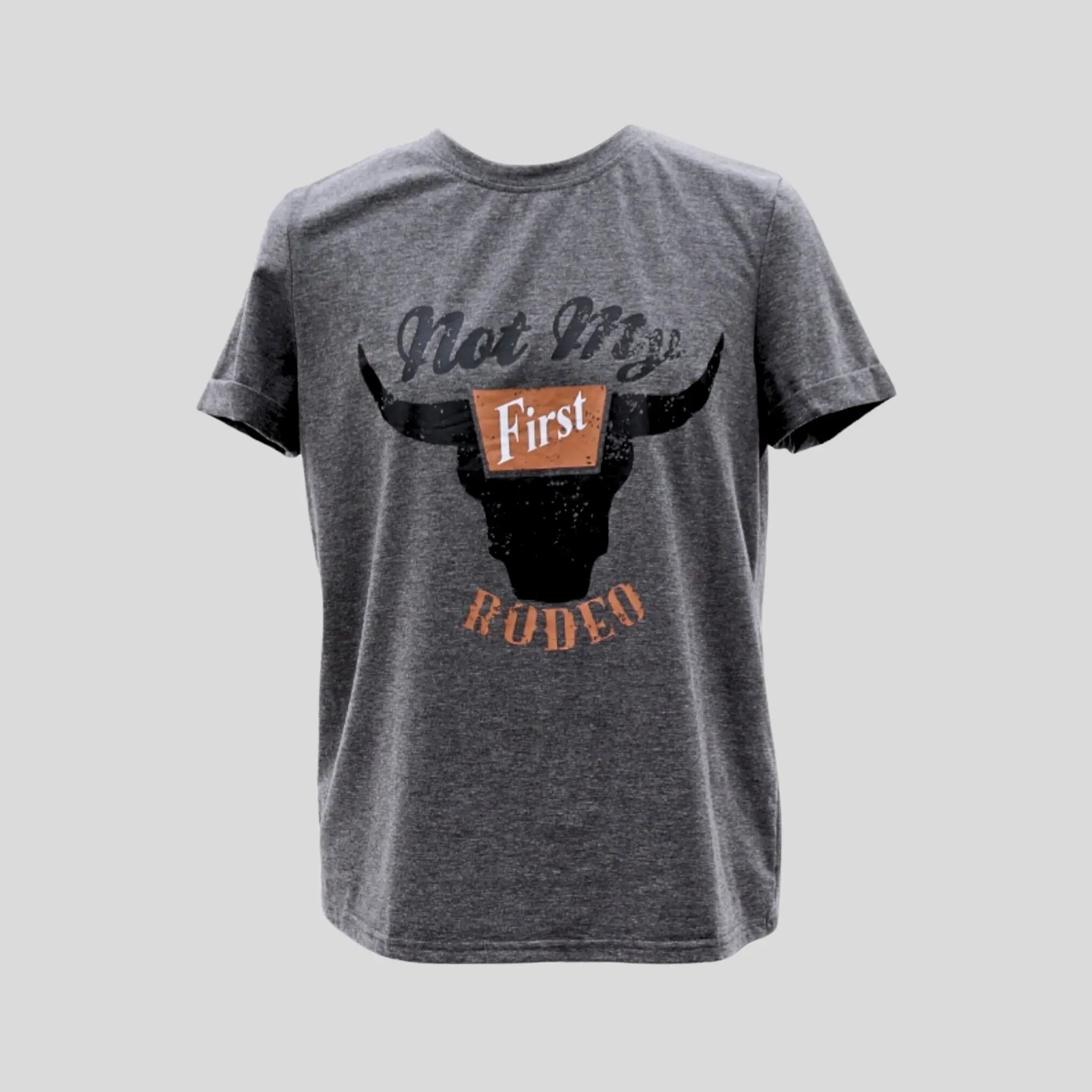 Rodeo Tee Grey Hiding Bella