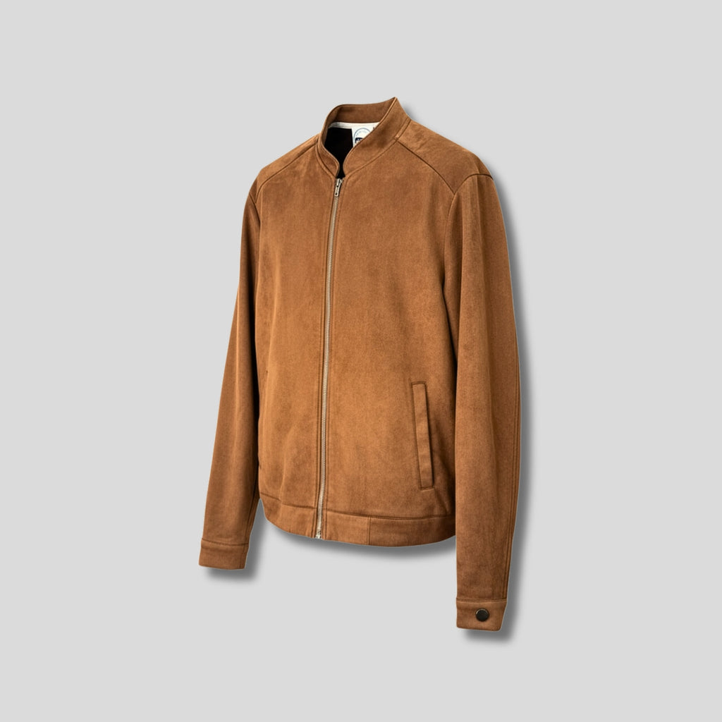 Suede Tan Jacket Hiding Bella