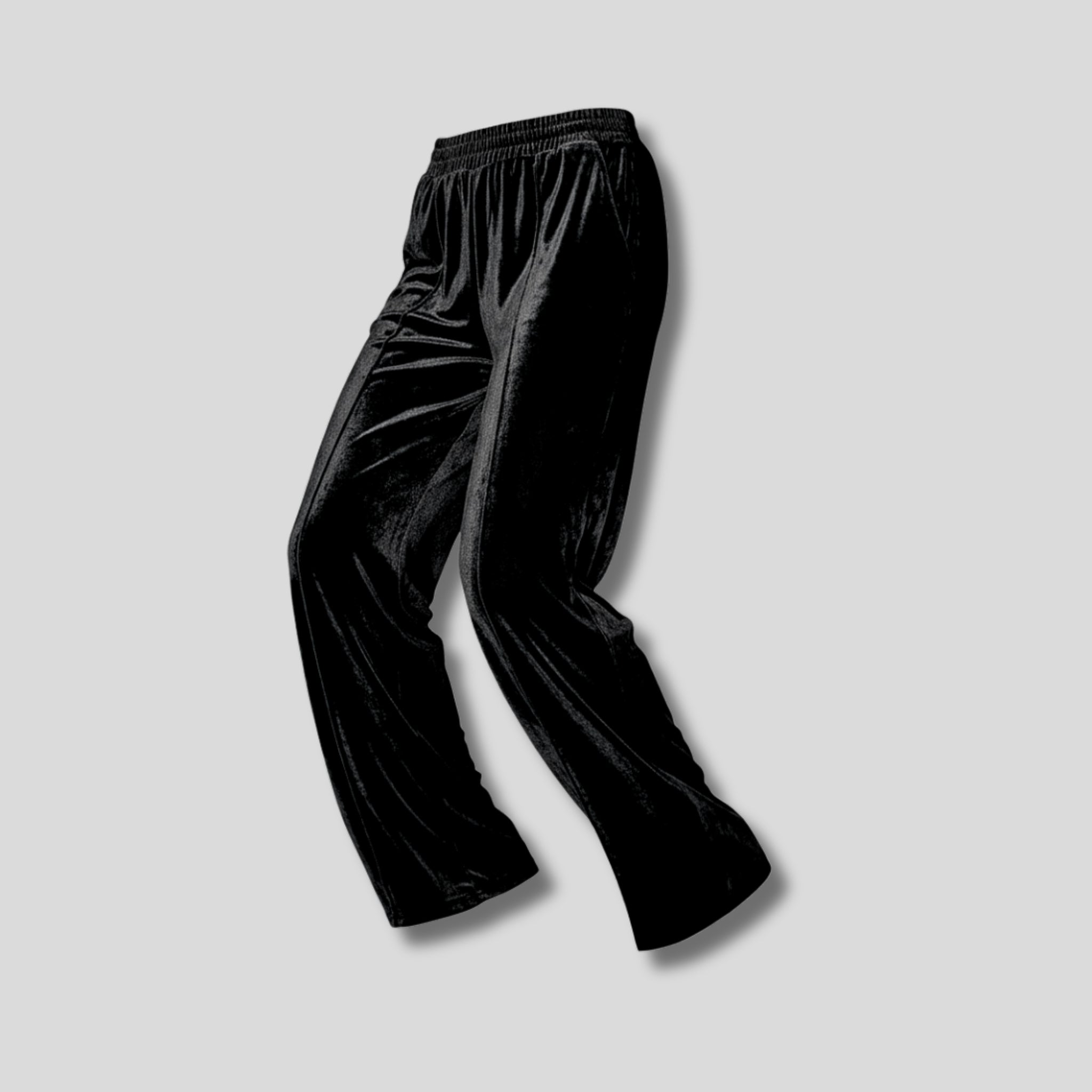 Track Pants Velvet Black Hiding Bella