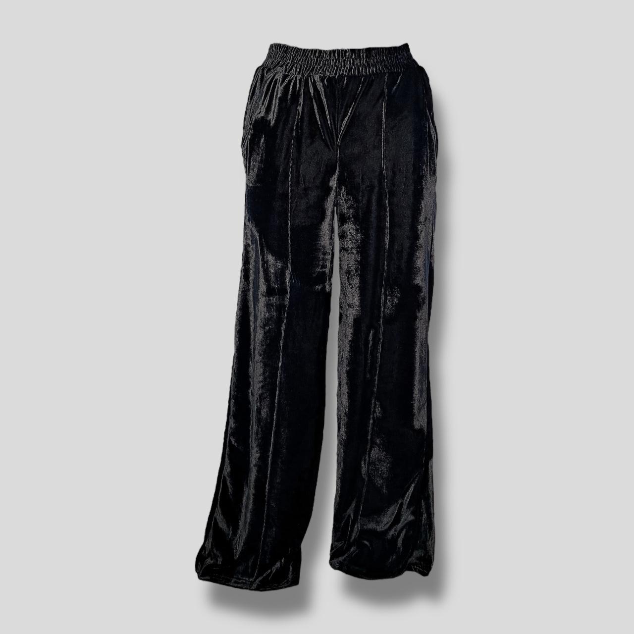 Track Pants Velvet Black Hiding Bella