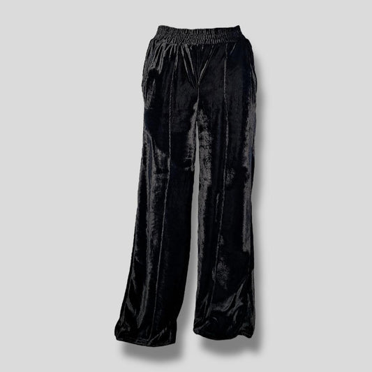Track Pants Velvet Black Hiding Bella