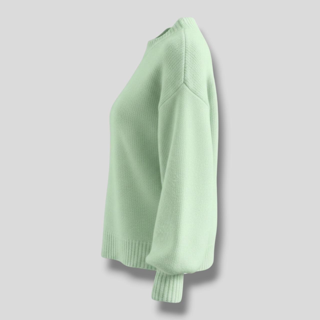Knit Jersey Lime Cloud