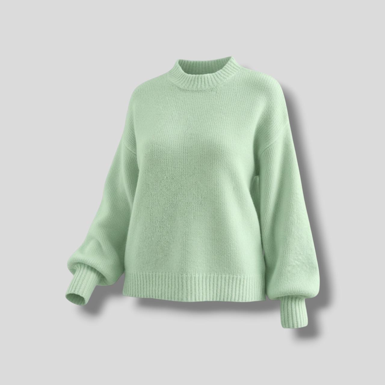 Knit Jersey Lime Cloud