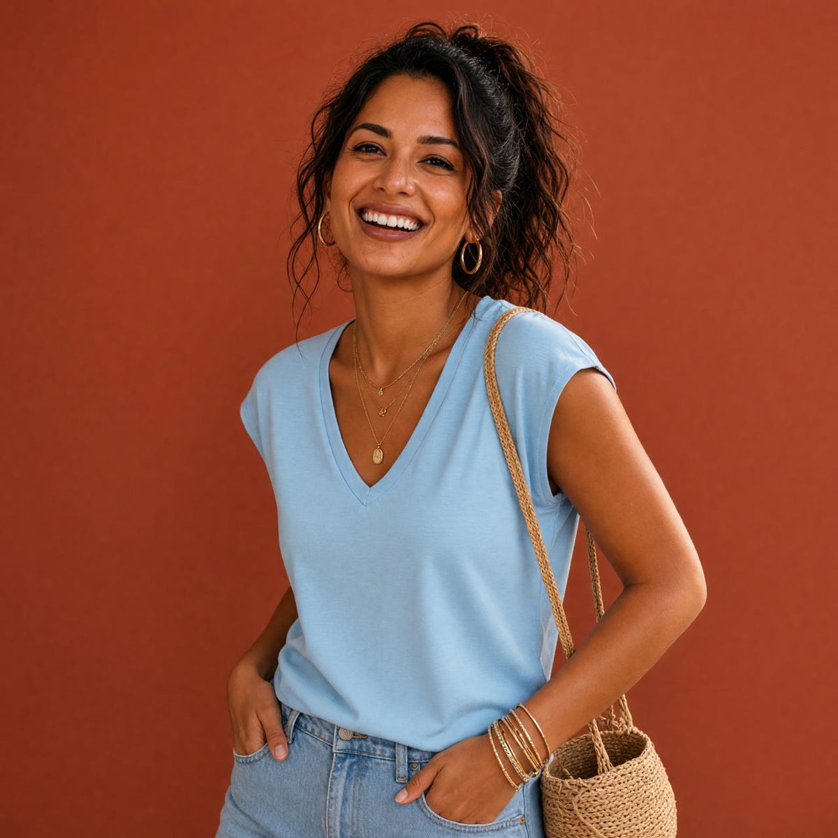 Tee Baby Blue