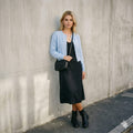 Baby Blue Knit Cardigan