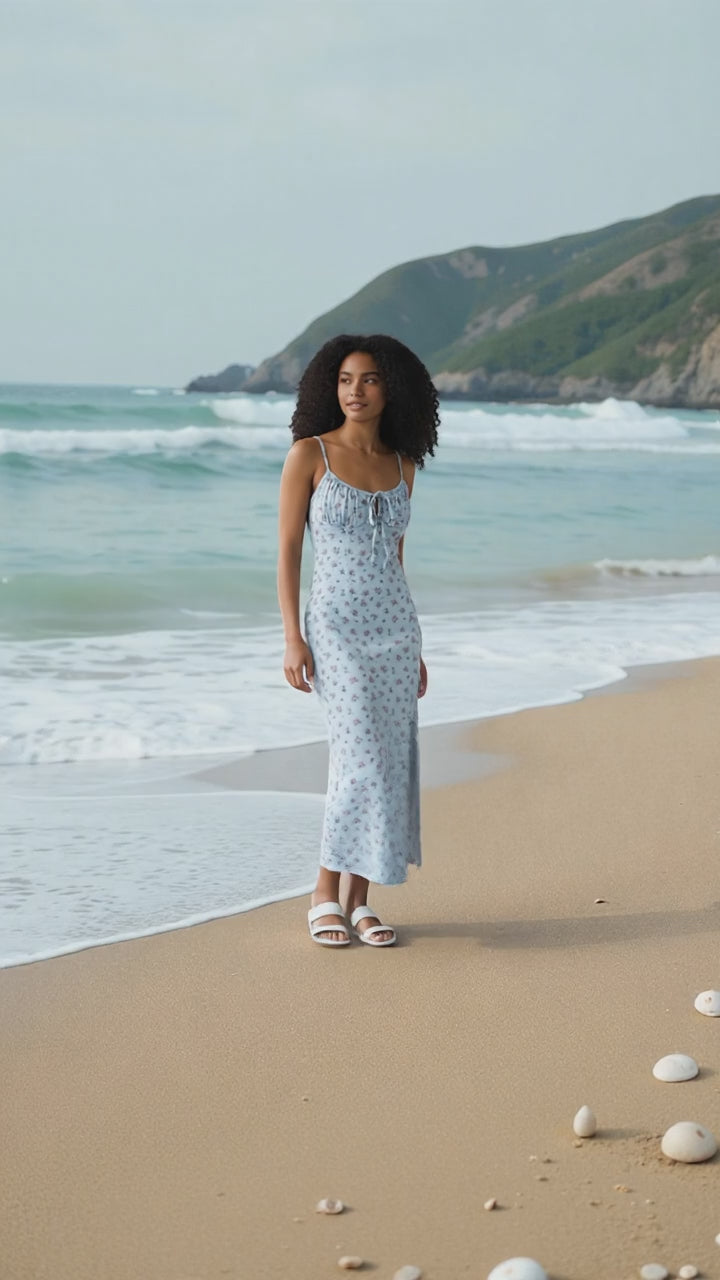 Blue Rose Cami Dress